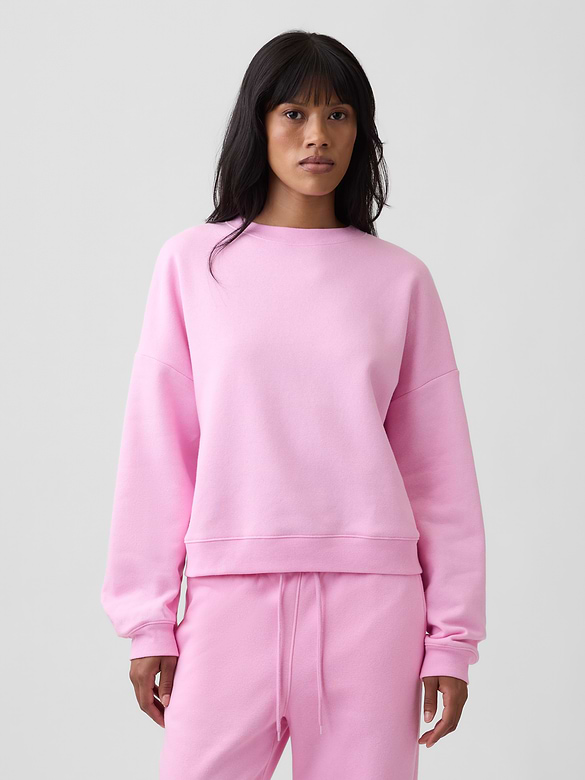 Relaxed Wedge Crewneck Sweatshirt