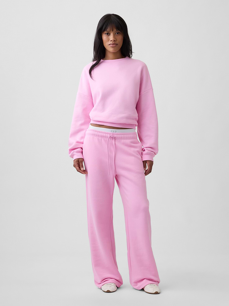 Image 3 of 5, Relaxed Wedge Crewneck Sweatshirt