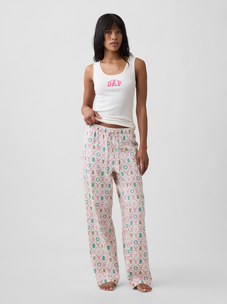 Image 3 of 5, Ribbed PJ Tank Top