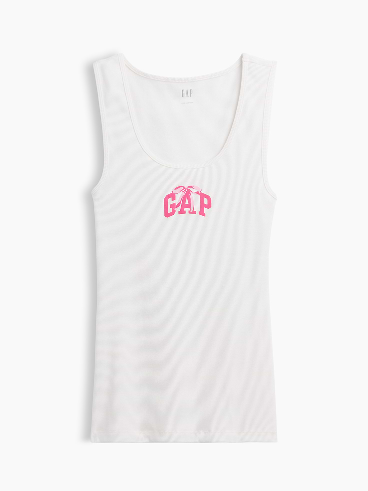 Image 5 of 5, Ribbed PJ Tank Top