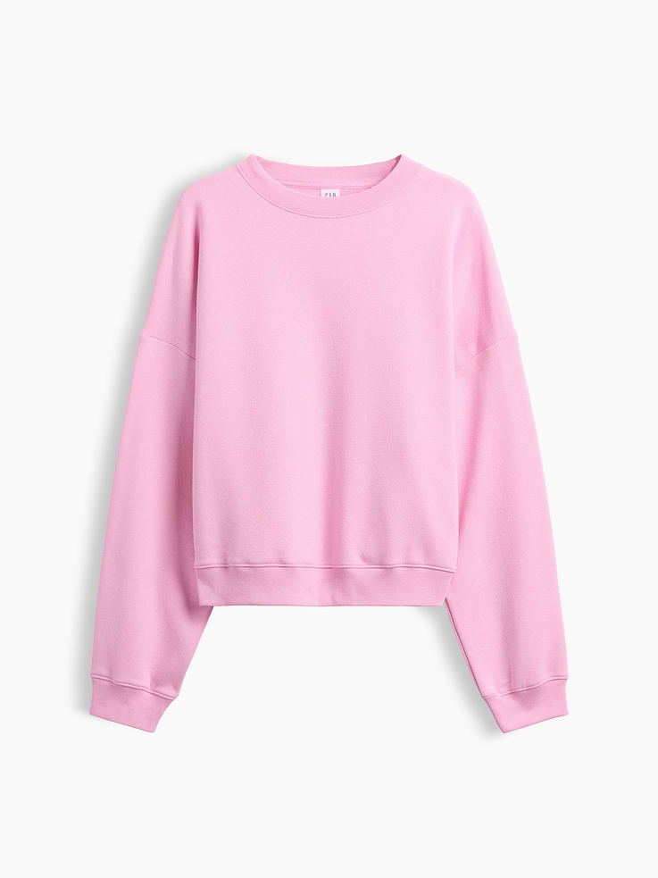 Image 5 of 5, Relaxed Wedge Crewneck Sweatshirt