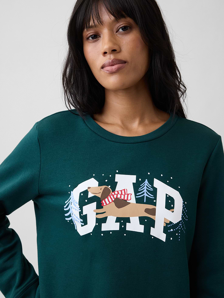 Image 4 of 5, Relaxed Gap Logo Sweatshirt