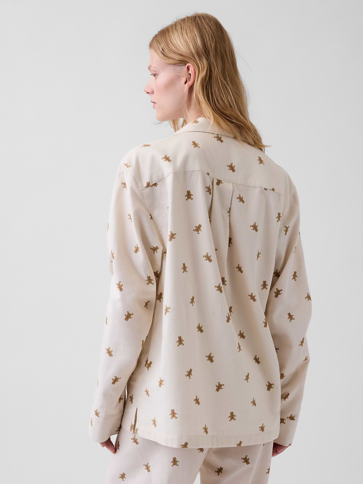 Image 4 of 8, Adult Softest Flannel PJ Shirt