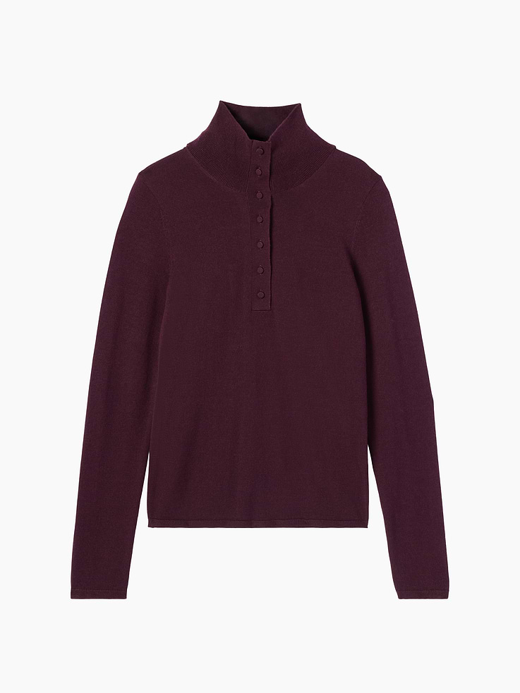 Image 5 of 5, Gap × Victoria Beckham Merino Turtleneck Sweater