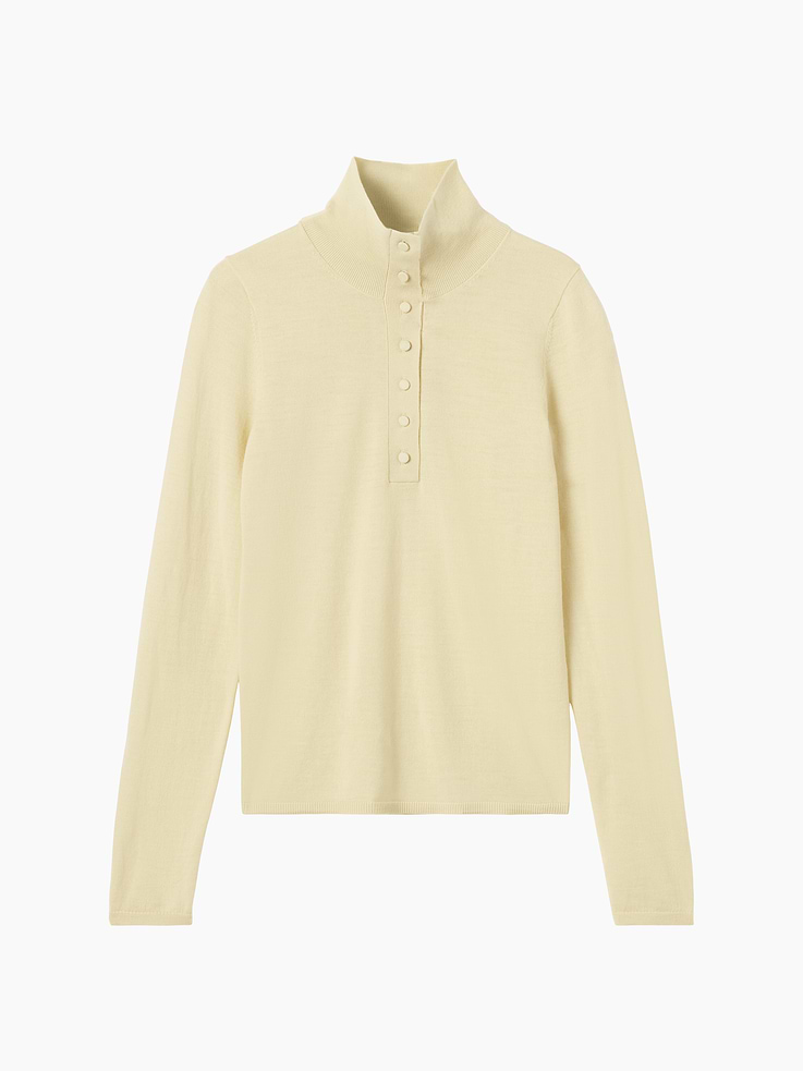 Image 6 of 6, Gap × Victoria Beckham Merino Turtleneck Sweater