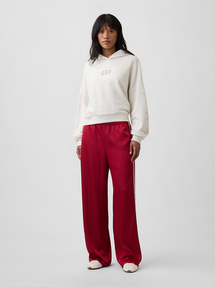 Image 3 of 5, Relaxed Gap Mini-Logo Hoodie