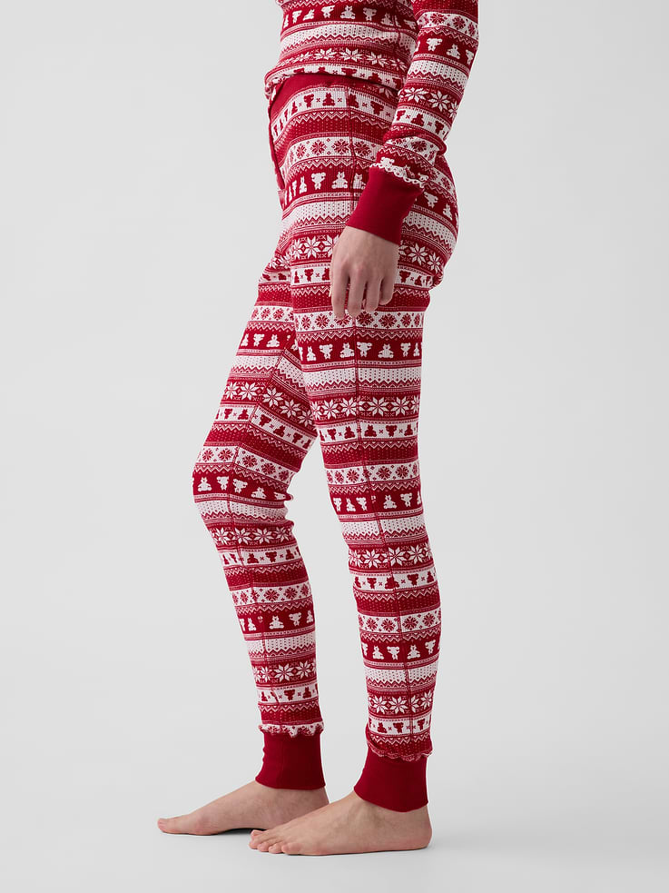 Image 3 of 6, Waffle PJ Leggings