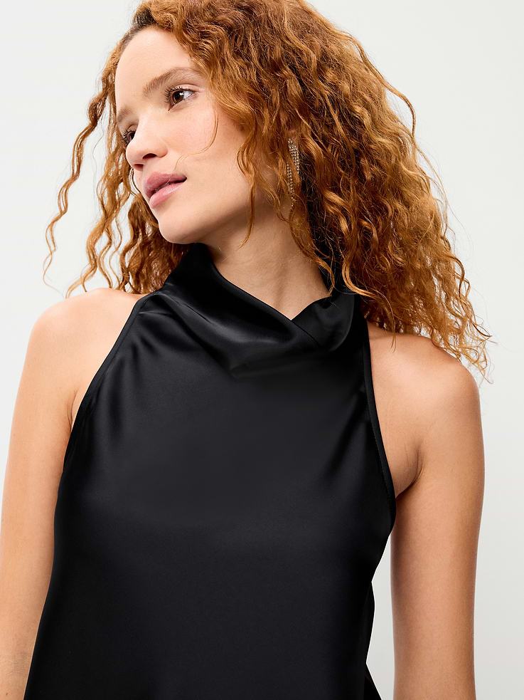 Image 1 of 5, high cowl neck, sleeveless, Product #1184382