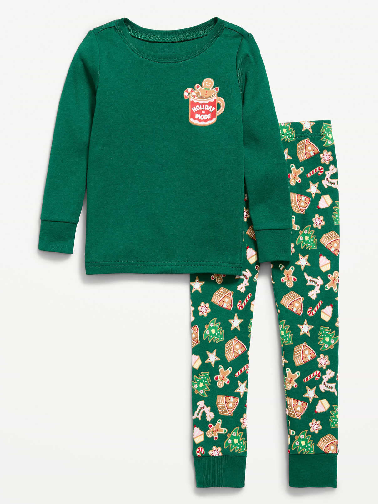Image 2 of 3, Printed Snug-Fit Pajama Set for Toddler & Baby