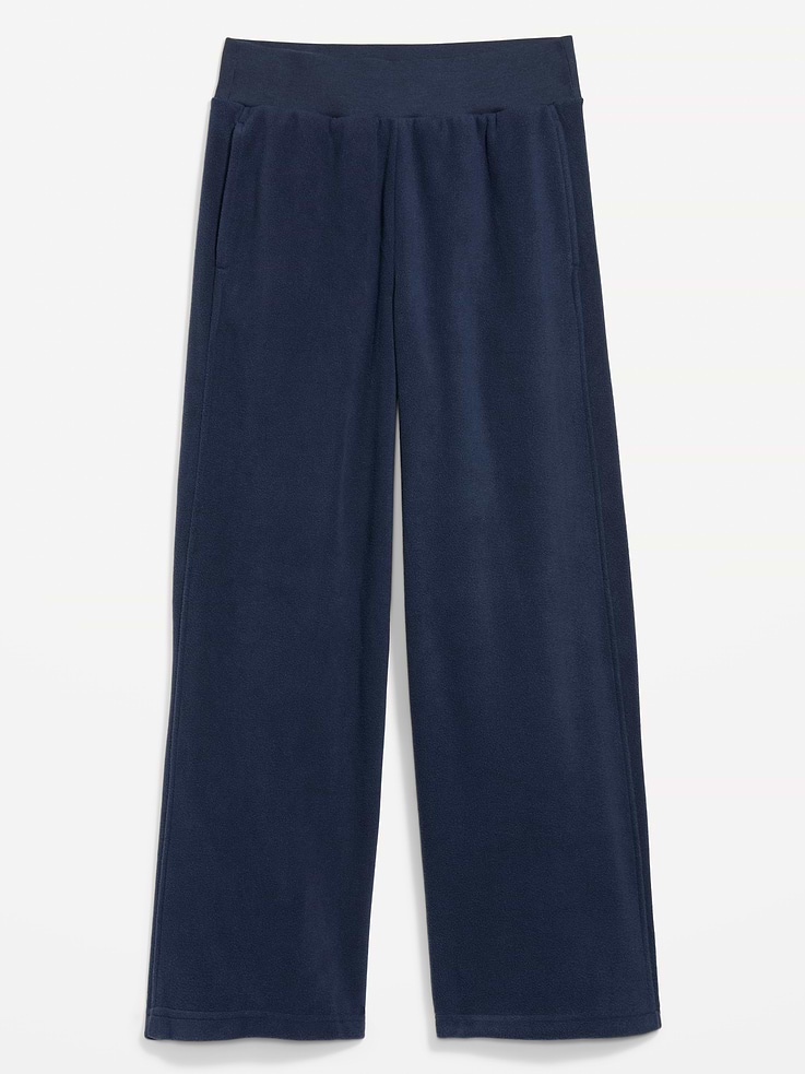Image 1 de 3, Molleton performance de la gamme Old Navy Sport, conçu pour bouger librement: notre molleton léger emblématique, doux et respirant., Taille à cordon de serrage., Poches latérales., Jambe large., Taille extensible., Produit #905200