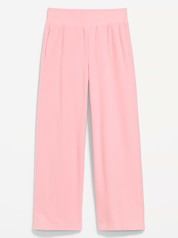 Extra High-Waisted Performance Fleece Wide-Leg Sweatpants