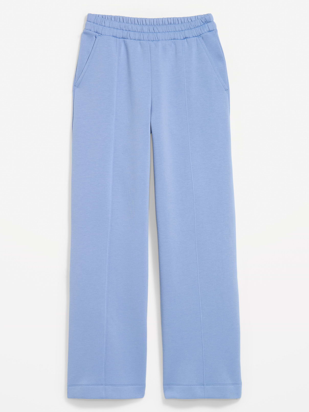 Image 1 of 4, Make your moves in Old Navy Sport's Bounce Fleece: Our signature smooth spacer fabric that keeps its shape., elasticized waist, hip pockets, seamed front leg, pull-on style, 4-way stretch, breathable, Product #583458