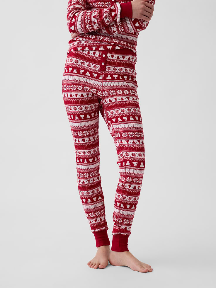 Image 2 of 6, Waffle PJ Leggings