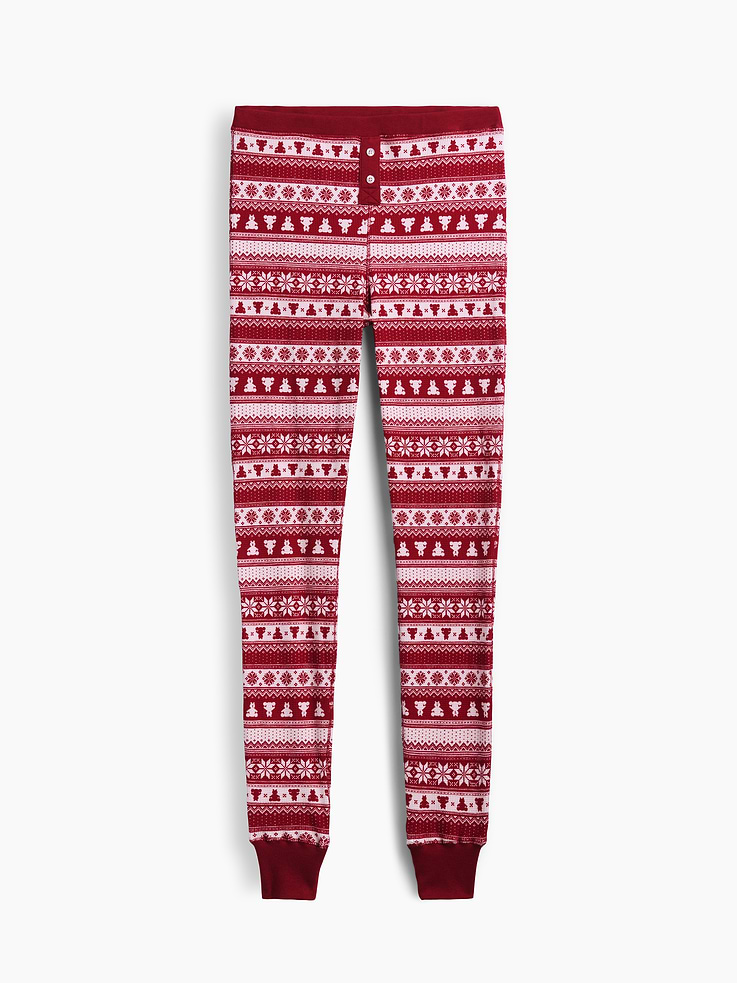 Image 6 of 6, Waffle PJ Leggings
