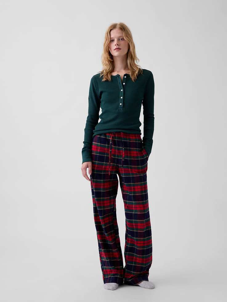 Image 3 of 8, Adult Softest Flannel PJ Pants