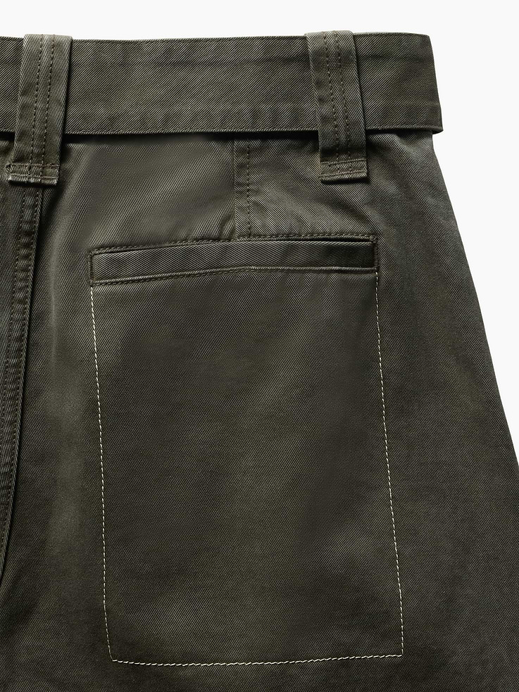 Image 7 of 10, Gap × Victoria Beckham High Rise Utility Pants