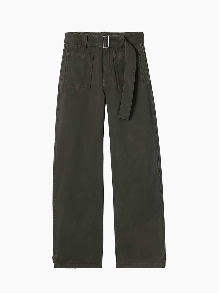 Image 10 of 10, Gap × Victoria Beckham High Rise Utility Pants