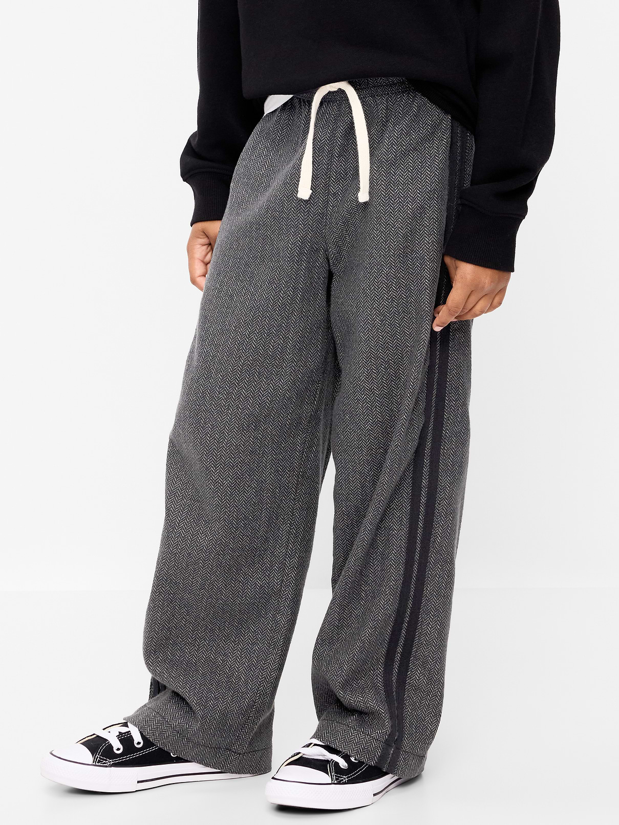 Image 1 of 4, elasticized waistband, functional drawstring, diagonal on-seam pockets, patch pocket at back, Product #1183768