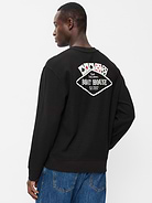 Image 2 of 3, Crew-Neck Waffle Graphic T-Shirt