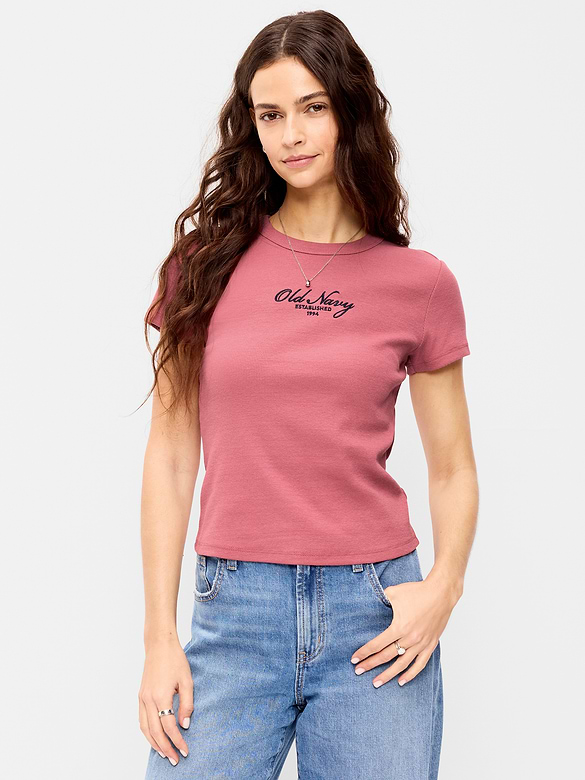 Snug Graphic Ribbed T-Shirt