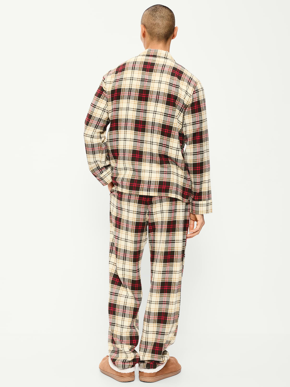 Image 2 of 3, Flannel Pajama Pant Set for Men