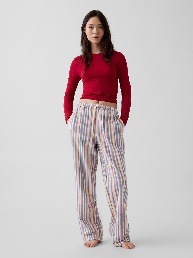 Image 3 of 6, Adult Softest Flannel PJ Pants