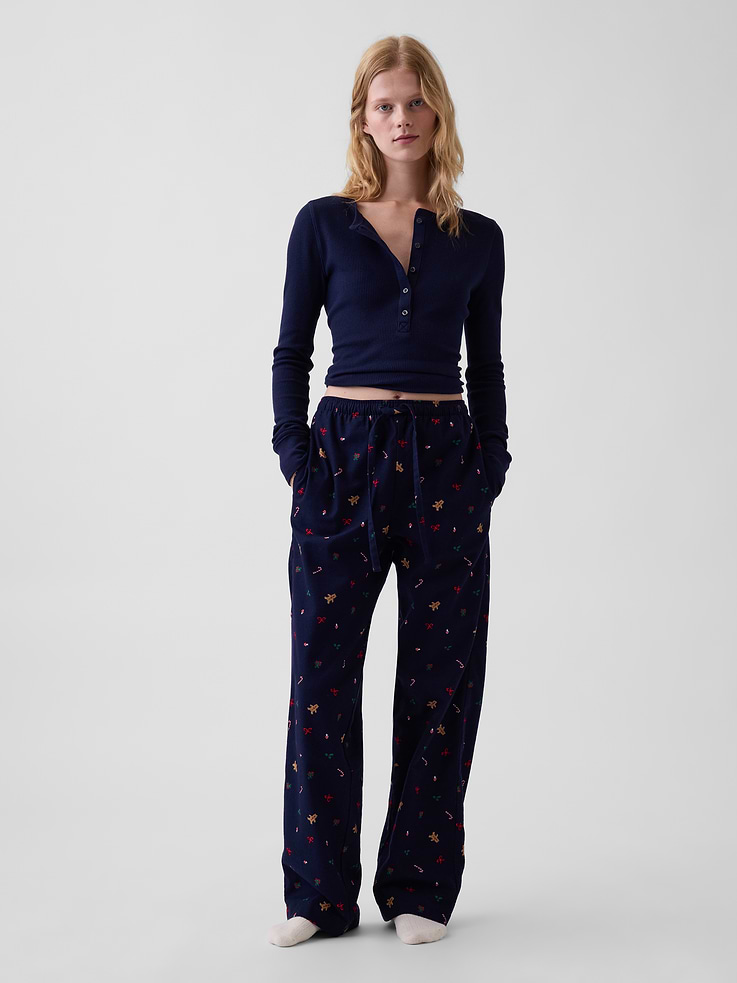 Image 3 of 8, Adult Softest Flannel PJ Pants