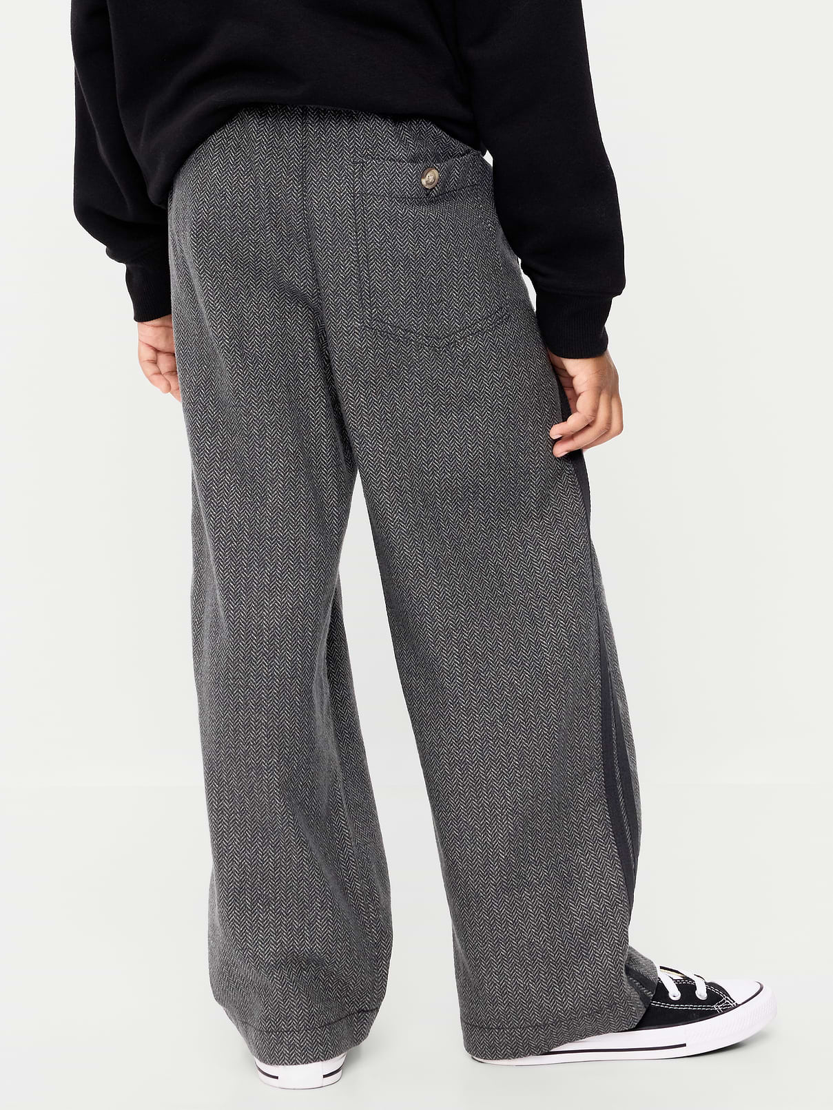 Image 2 of 4, Pull-On Baggy Flannel Pants for Boys