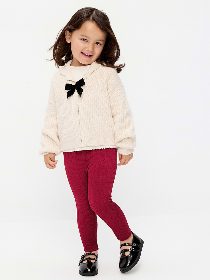 Image 1 of 4, elasticized waistband, cable knit pattern, Product #1184902