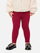 Image 2 of 3, Cable-Knit Leggings for Toddler Girls