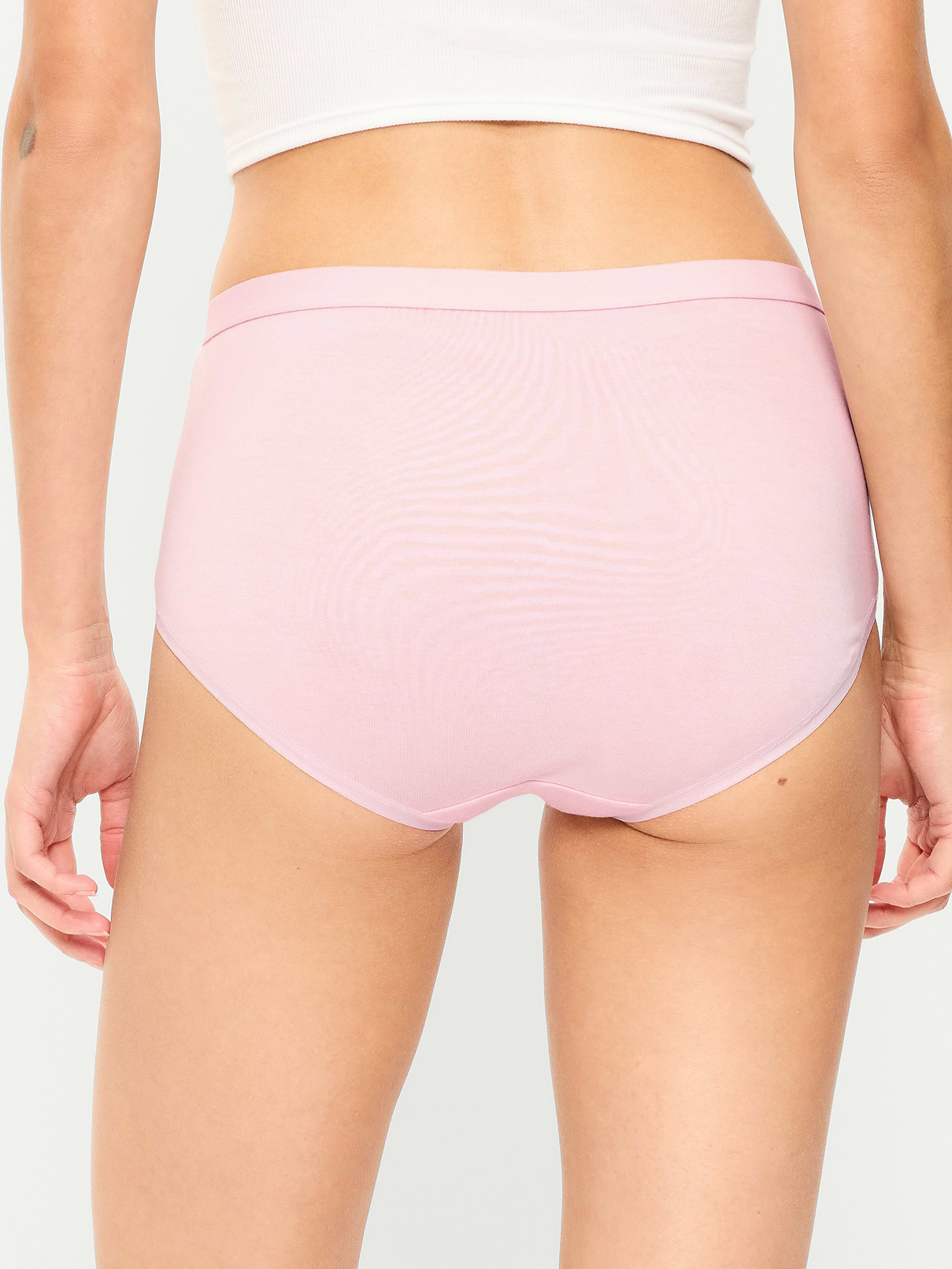 Image 3 of 3, High-Waisted Everyday Brief Cotton Underwear 6-Pack