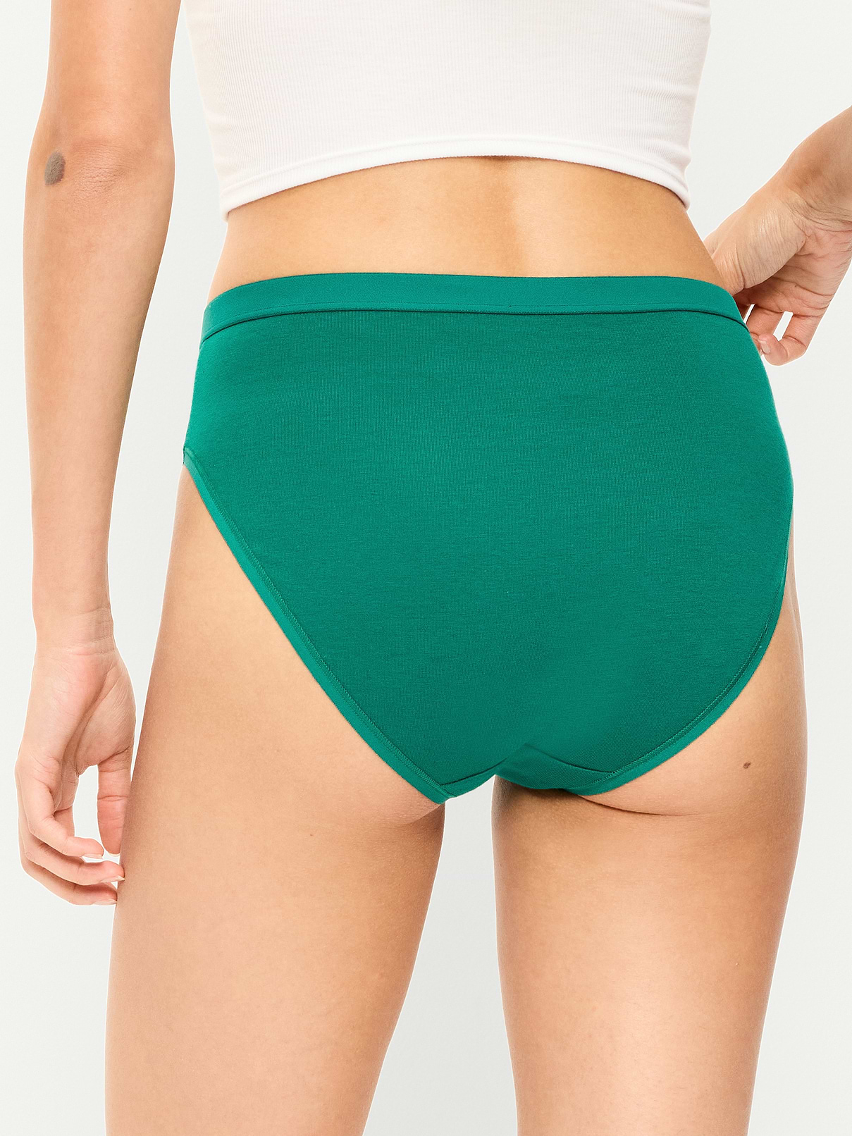 Image 3 of 3, High-Waisted Everyday Cotton Underwear 6-Pack
