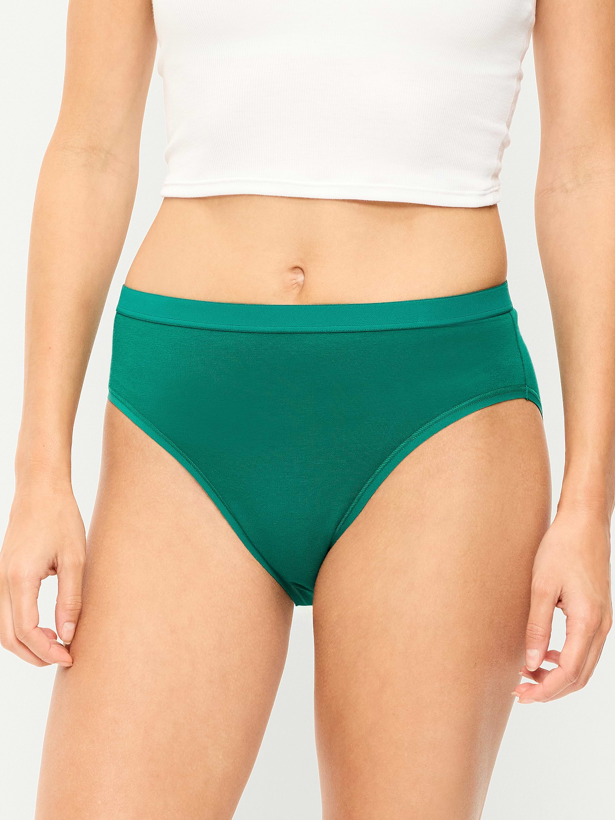 Image 2 of 3, High-Waisted Everyday Cotton Underwear 6-Pack