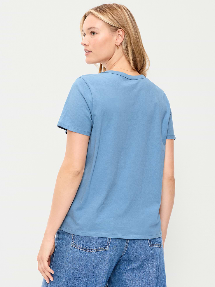 Image 7 of 7, EveryWear Crew-Neck Logo-Graphic T-Shirt