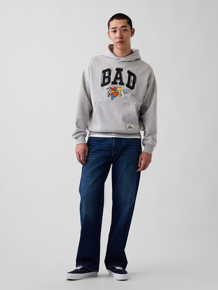 Image 3 of 9, Adult The Simpsons VintageSoft Hoodie