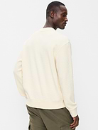 Image 2 of 4, Crew-Neck Waffle Graphic T-Shirt