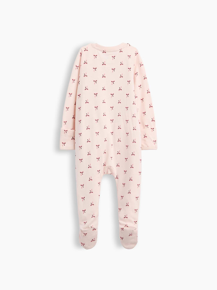 Image 2 of 2, Baby Organic Cotton Footed One-Piece