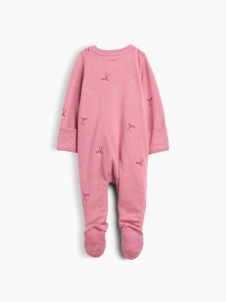 Image 2 of 2, Baby Organic Cotton Footed One-Piece