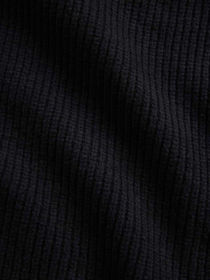 Image 2 of 2, CashSoft Mockneck Sweater Bib