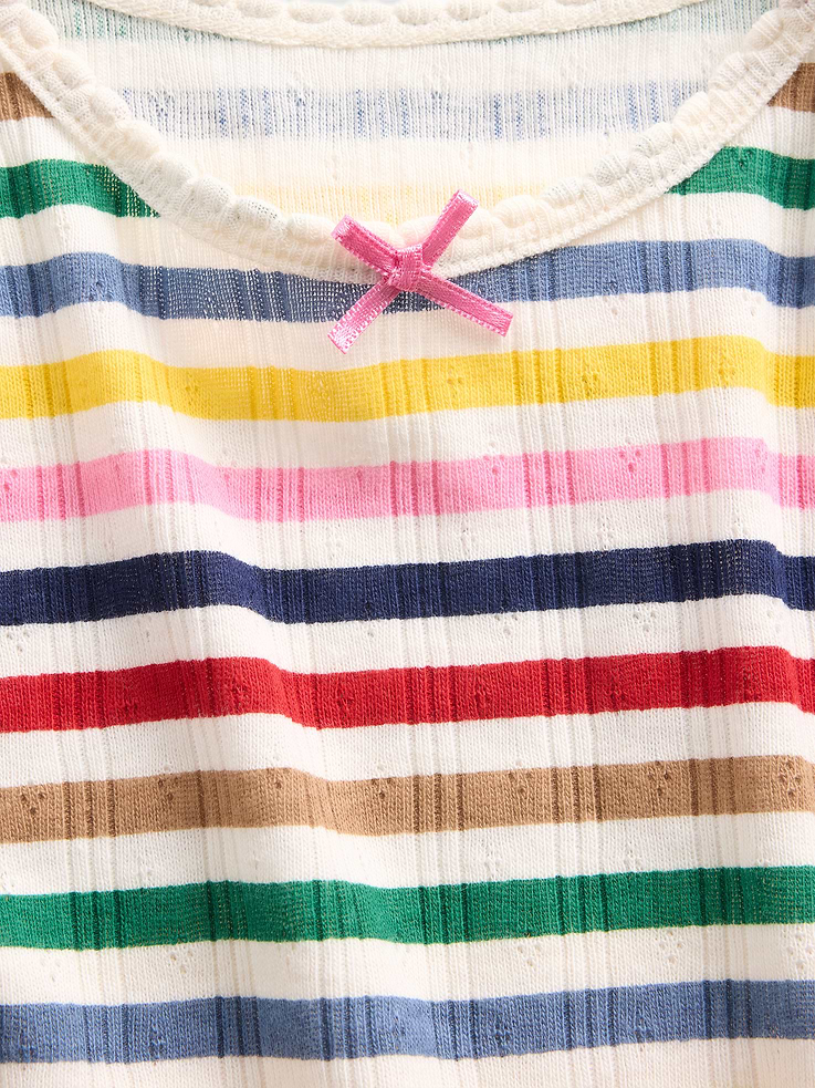 Image 4 of 4, Baby & Toddler Pointelle Rib T-Shirt