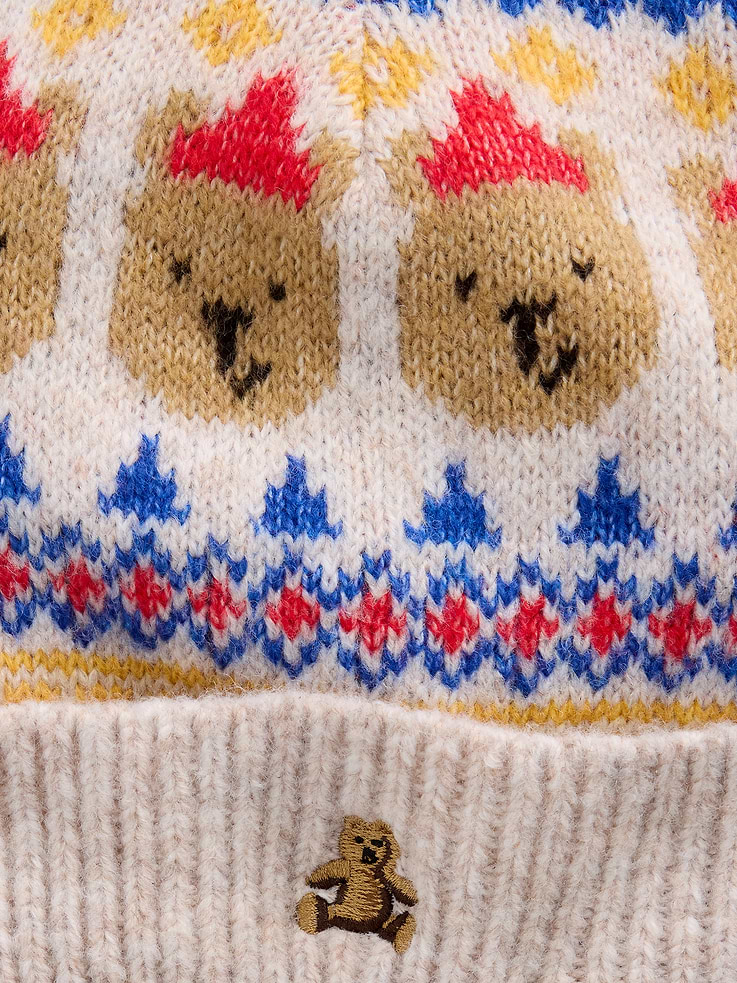 Image 2 of 2, Baby & Toddler Fair Isle Beanie & Mittens Set