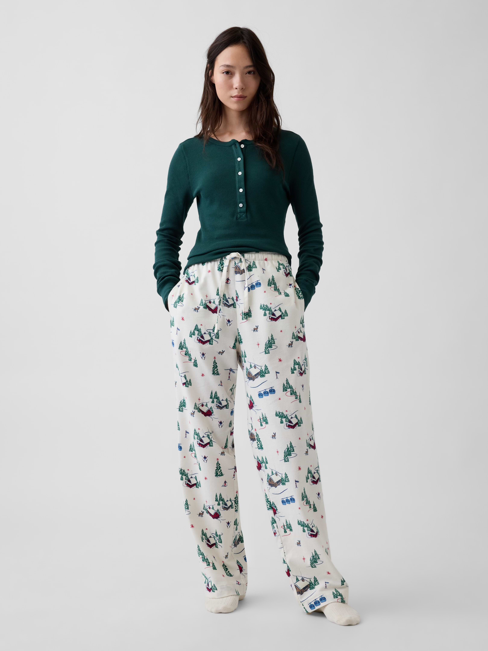 Image 3 of 6, Adult Softest Flannel PJ Pants