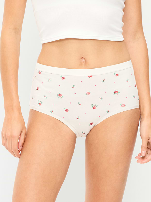 High-Waisted Everyday Brief Cotton Underwear