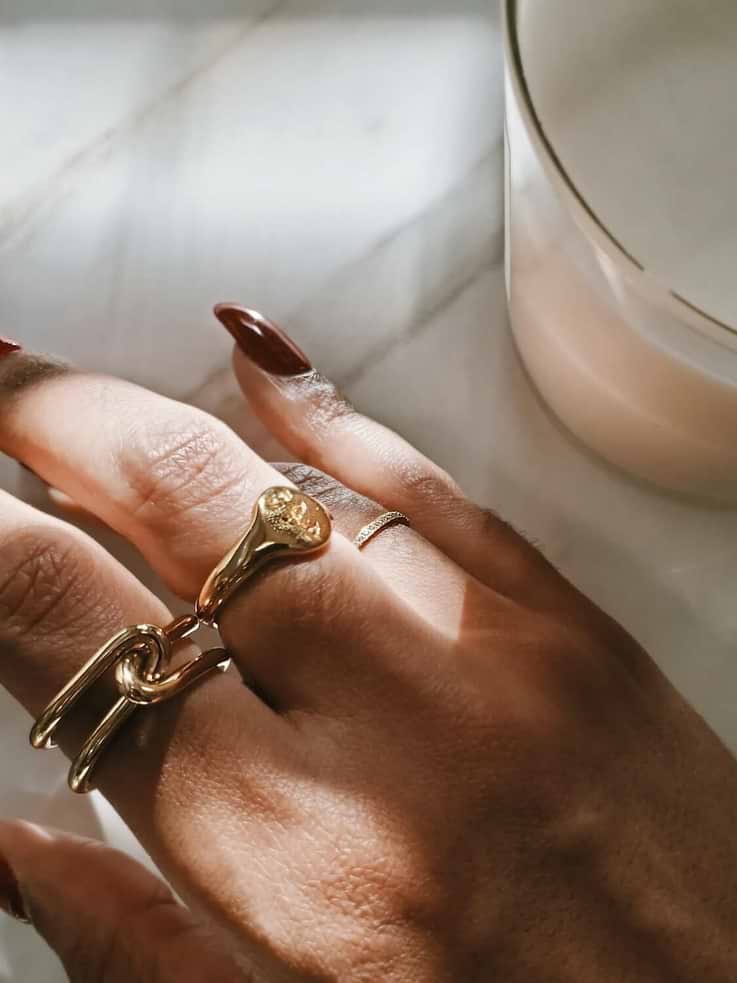 Image 2 of 3, Admiral Row Gold Double Knot Ring