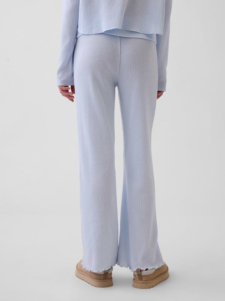 Image 4 de 5, Legging évasé gaufré à taille rabattable pour Enfant