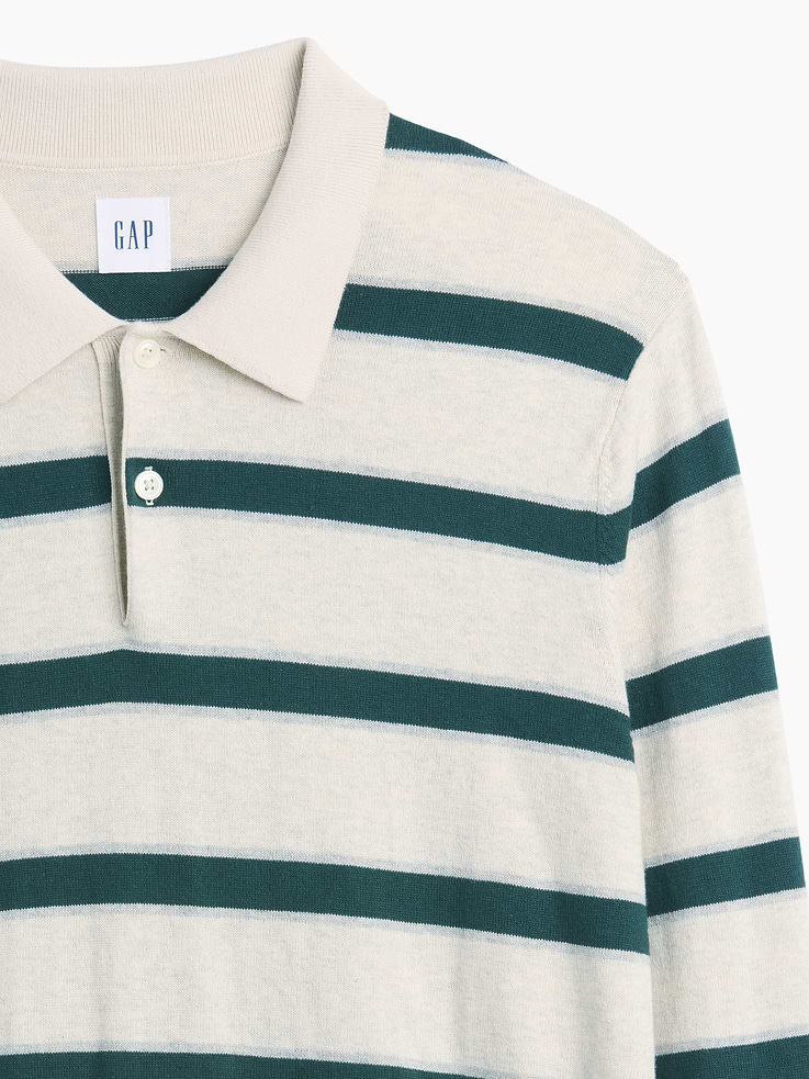 Image 4 of 5, Polo Sweater