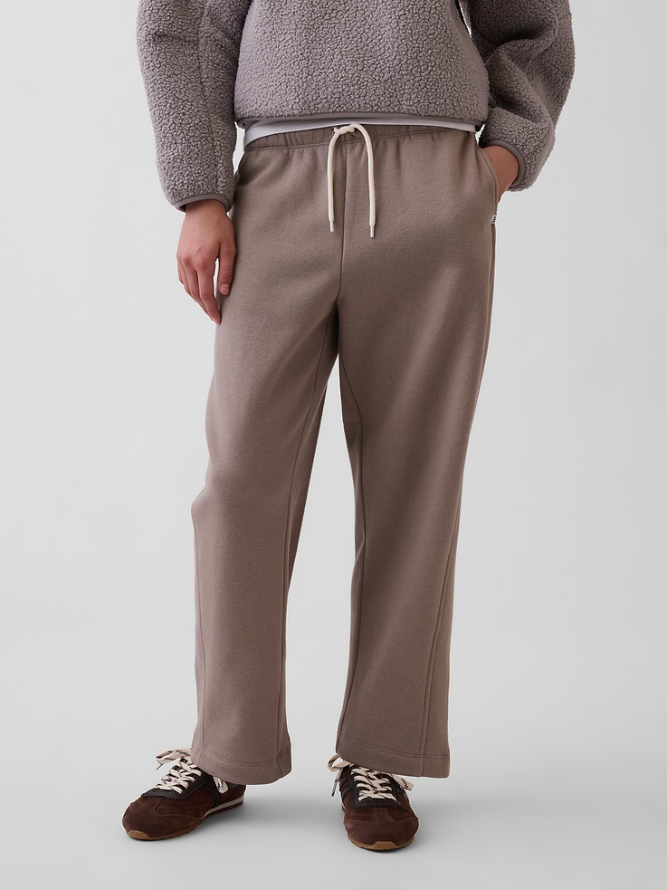 Image 3 de 6, Pantalon décontracté en coton ouaté à coupe baril VintageDoux pour Enfant