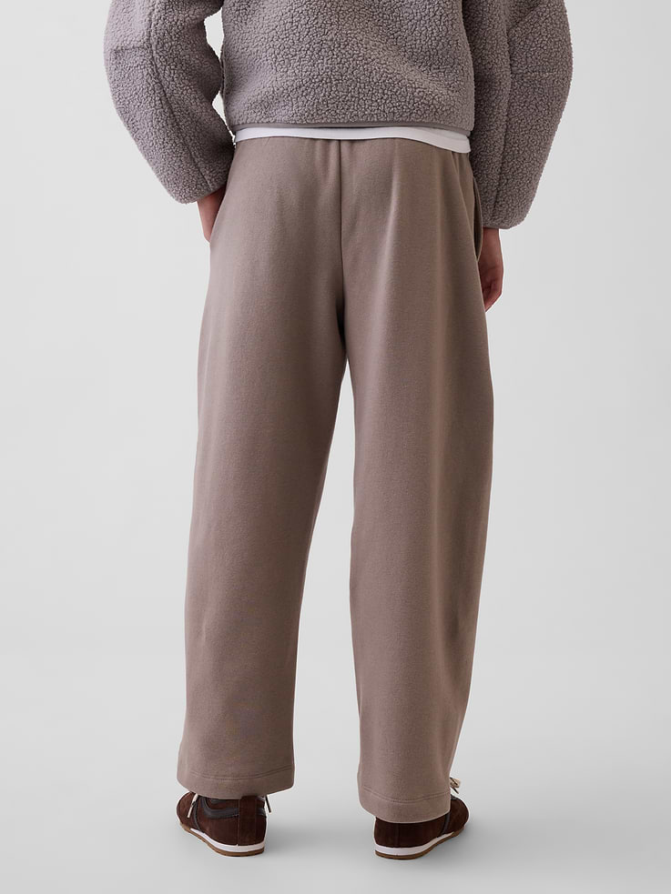 Image 4 de 6, Pantalon décontracté en coton ouaté à coupe baril VintageDoux pour Enfant