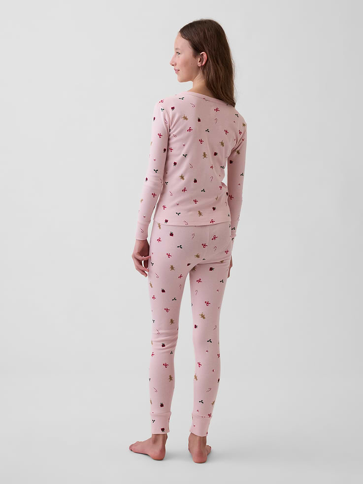 Image 2 of 2, Kids Organic Brushed Cotton PJ Set