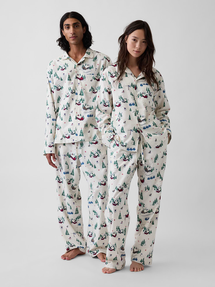 Image 5 of 6, Adult Softest Flannel PJ Shirt